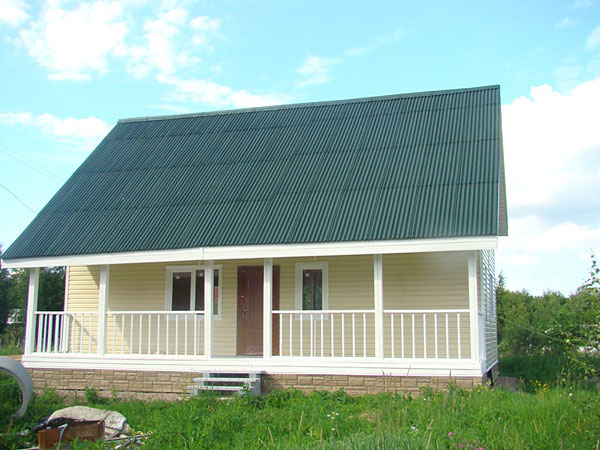 кровля из зеленого шифера